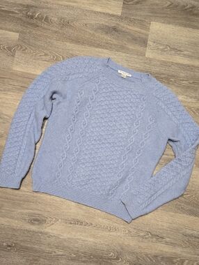 Pendleton Lambs Wool Blend Cable Knit Sweater Sz Large